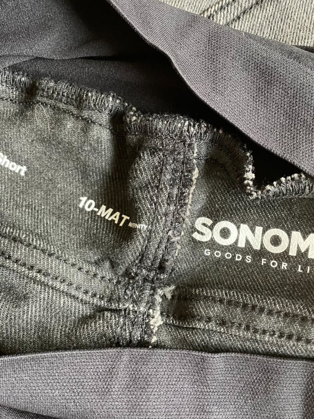 Entire Closet $5! NEW Sonoma Maternity Black Wash Denim Belly Band Jean Shorts - Picture 5 of 8
